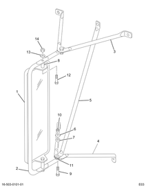 1619788C91 MIRROR ASM LT W/16X7 SST HD