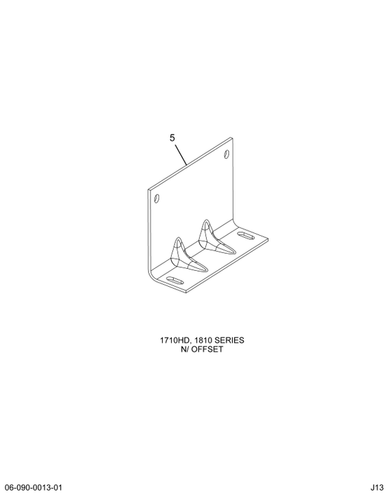 1620642C1 BRACKET CTR BRG 1710HD/1810