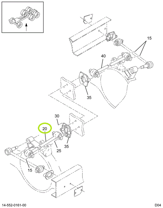 1621381C92 Rod, Torque 23 1/4 Long
