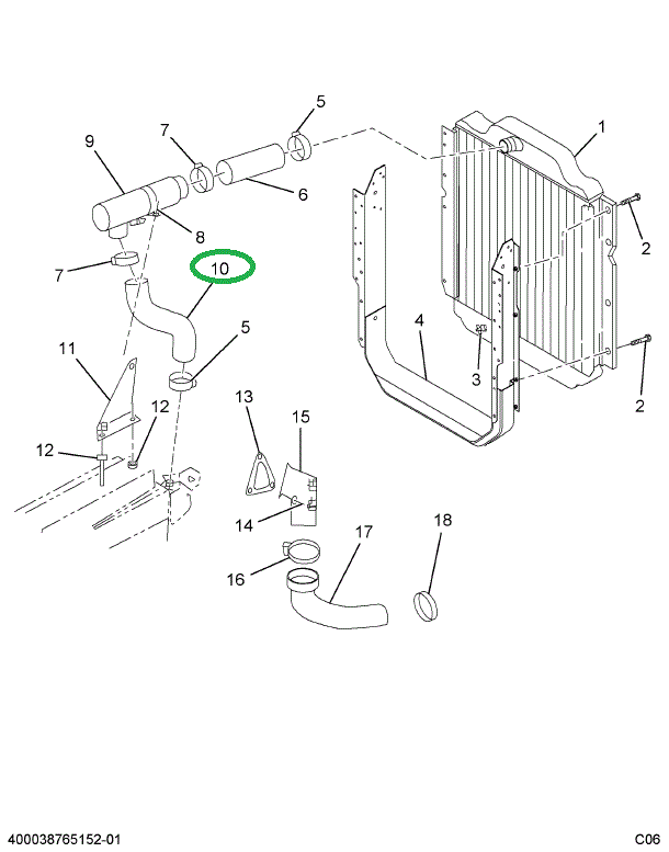 1622490C1 HOSE RAD OUTLET