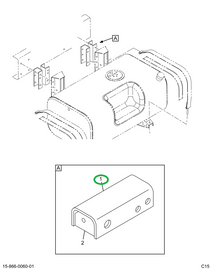 1623027C2 SPACER FUEL TANK MTG
