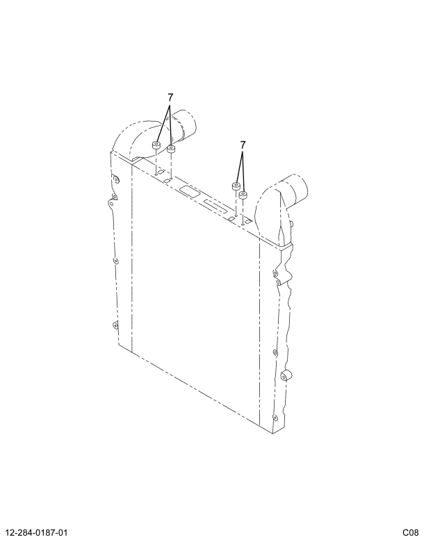 1646077C1 COOLER CHARGE AIR