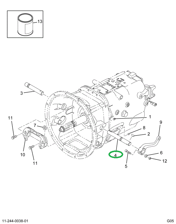 1646720C2 SHAFT CLUTCH RELEASE