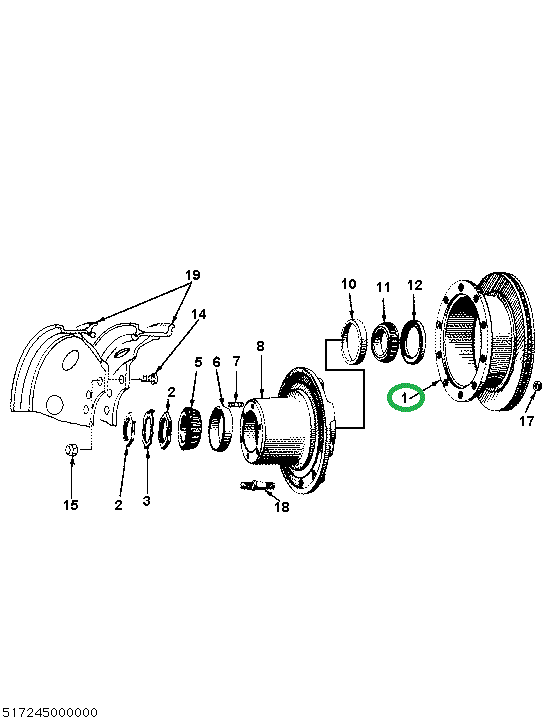 1649627C1 ROTOR BRAKE