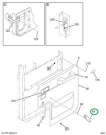 1649776C1 HANDLE DOOR WINDOW REGULATOR B