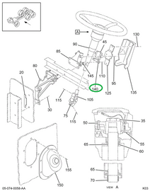 1650981C1 CAP STRG COLUMN BRKT