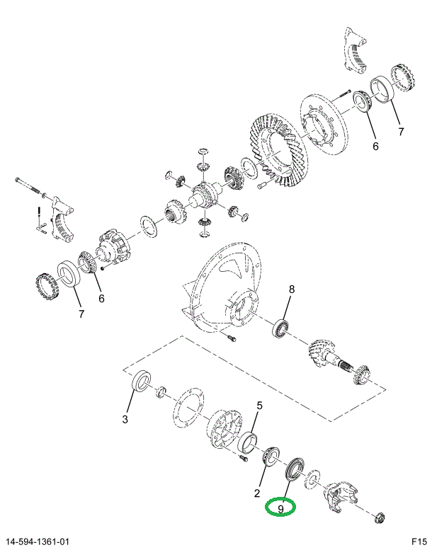 1651281C91 SEAL-OIL PINION 14057-474