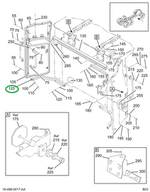 1652171C3 BRACE DEFLECTOR LOWER RH