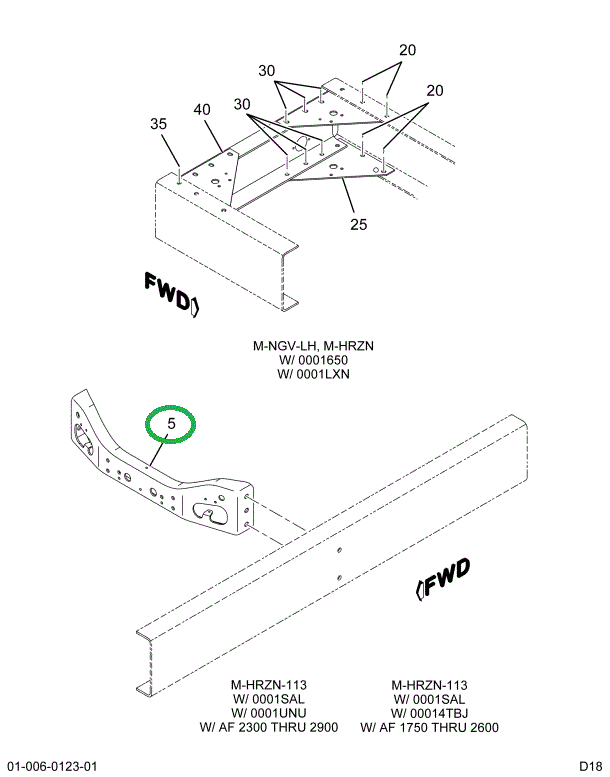 1652380C2 CMEMBER,CROSSMEMBER  REAR-FULL