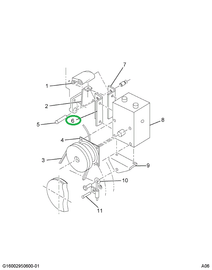 1652403C3 BRACKET FREON COMPR MTG