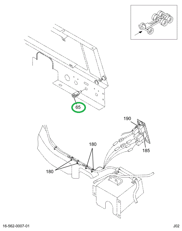 1653420C1 KNOB W/S WIPER CONTROL