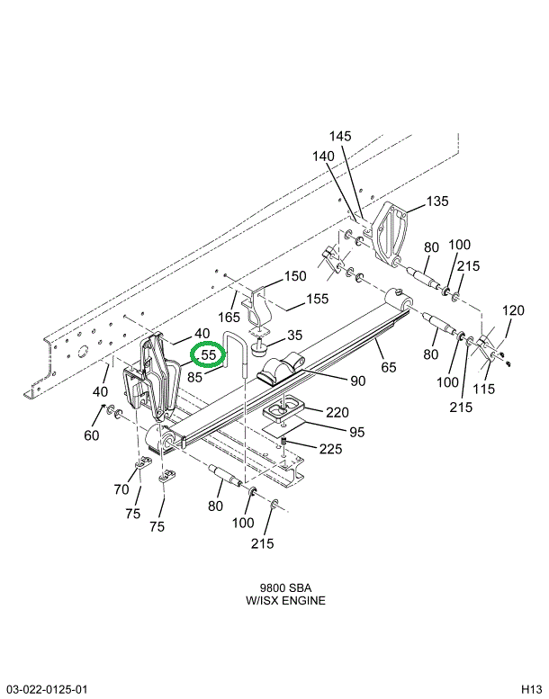 1653736C3 BRACKET FRT SPG FRT