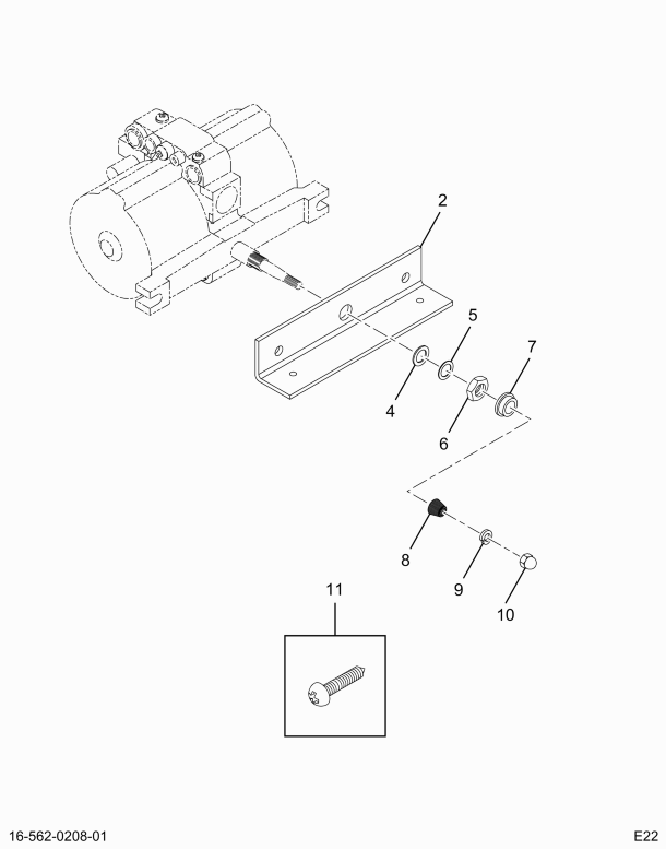 1653909C91 MOTOR ASSY W/S WIPER W/STD TAP