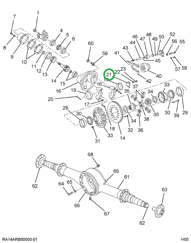 1653951C1 Lock, Adjusting Nut, Different