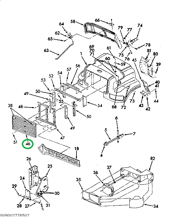 1654267C2 GRILLE ASM