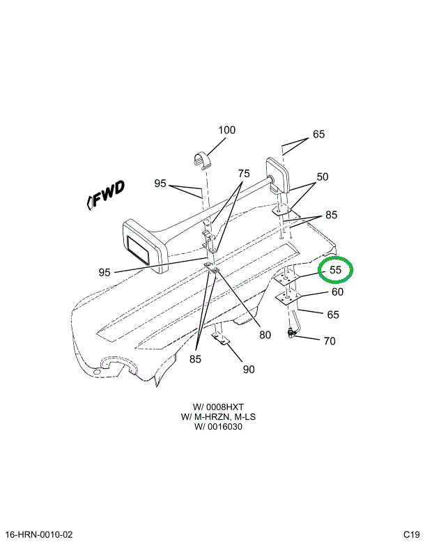 1654775C2 GASKET AIR HORN