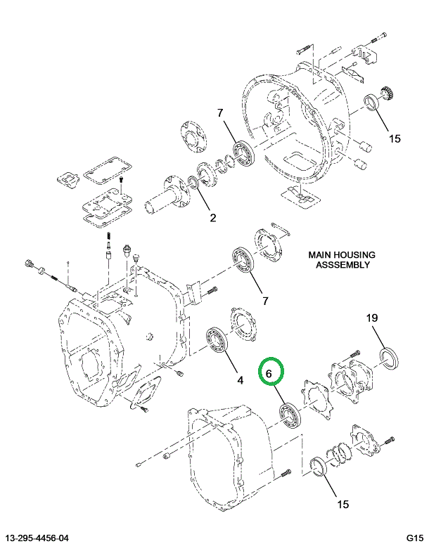 1654853C91 BEARING-BALL M/S REAR