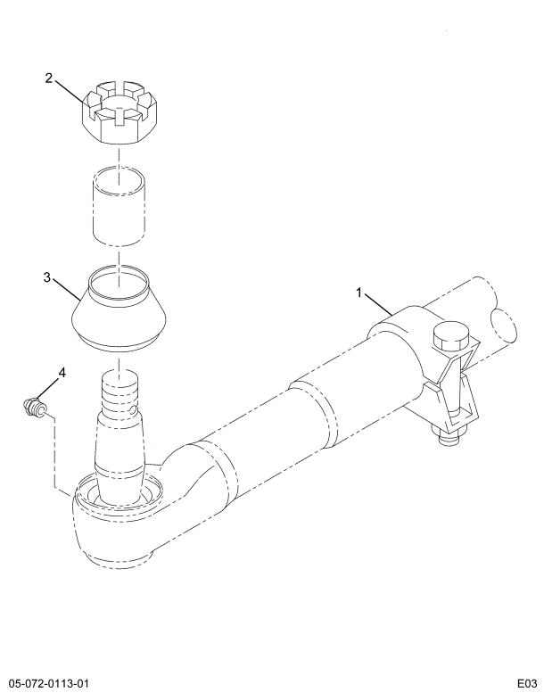 1654911C92 END ASM VERT LINK W/CLAMP