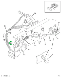 1655627C2 Bracket, Brake Cable Guide Fro
