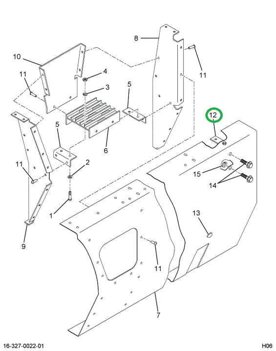 1655766C1 Bracket, Fuel Tank Skirt Mount