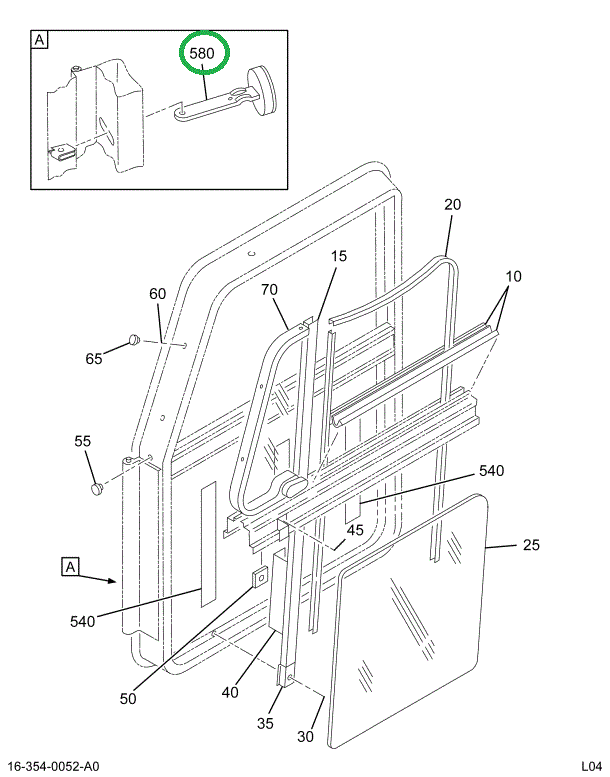 1655820C91 ARM ASSY DOOR CHECK