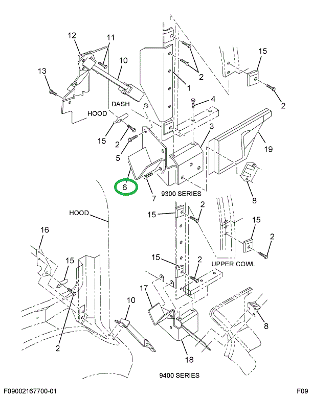 1656506C1 BRACKET HOOD LOCATOR LWR