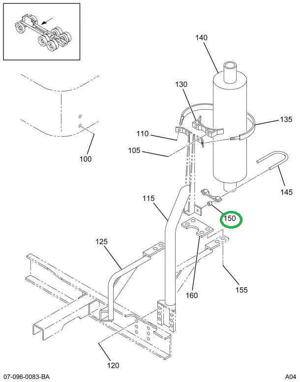 1656860C1 SPACER MUFFLER CLAMP