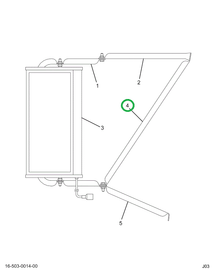 1657007C1 BRACE DIAGONAL MIR STL PAINTED