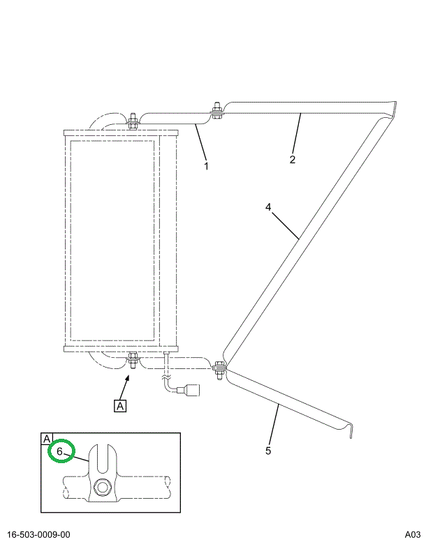 1657063C1 BRACKET ADAPTER MIRROR