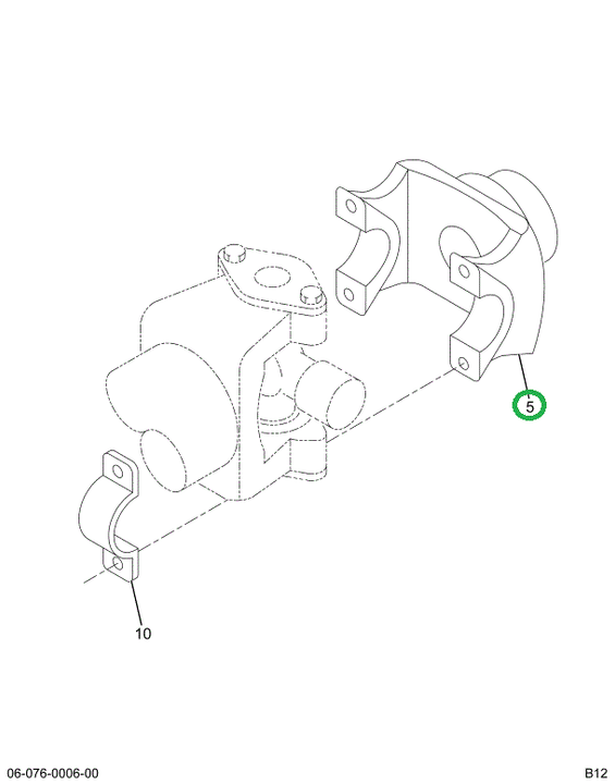 1657317C91 Flange, Trunnion, Transmission
