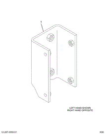 1657415C4 BRACKET ASSY HD HNG TO RDTR RH