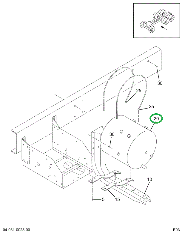 1657571C4N TANK AIR PRESS