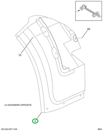 1657747C4 EXTNSION,EXTENSION FRONT FENDE