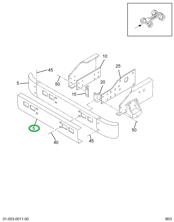 1657754C1 CAP,BUMPER FRONT-END CAP RT-GR