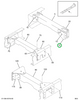 1658173C3 BRACKET CROSSMEMBER EXTEN