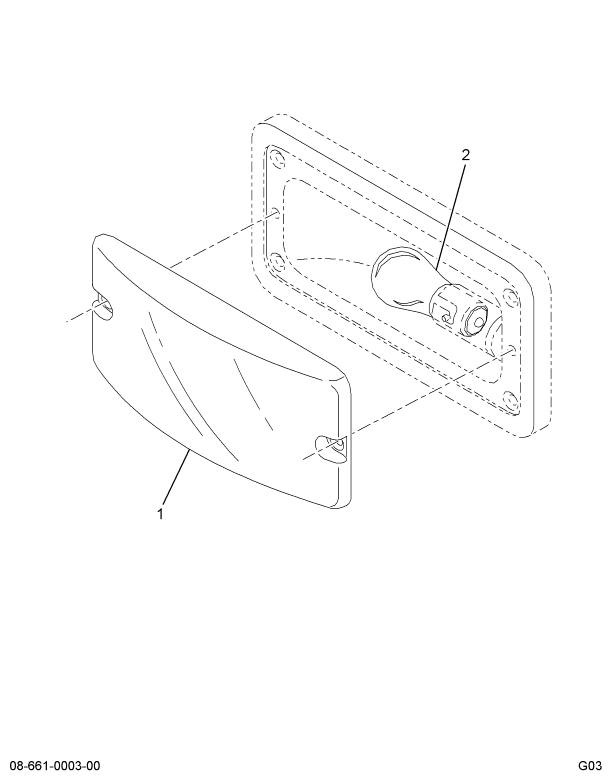 1658560C91 LIGHT DOME  DOOR OR SKY