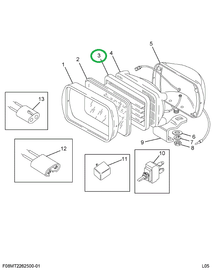 1658830C1 Ring, Light W/louvers
