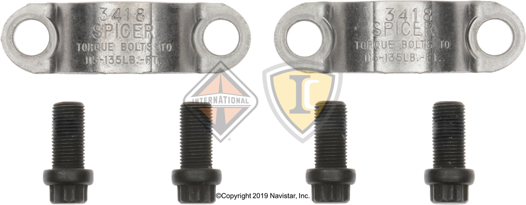 1658835C91 STRAP,KIT U-JT STRAP&BOLT 1710