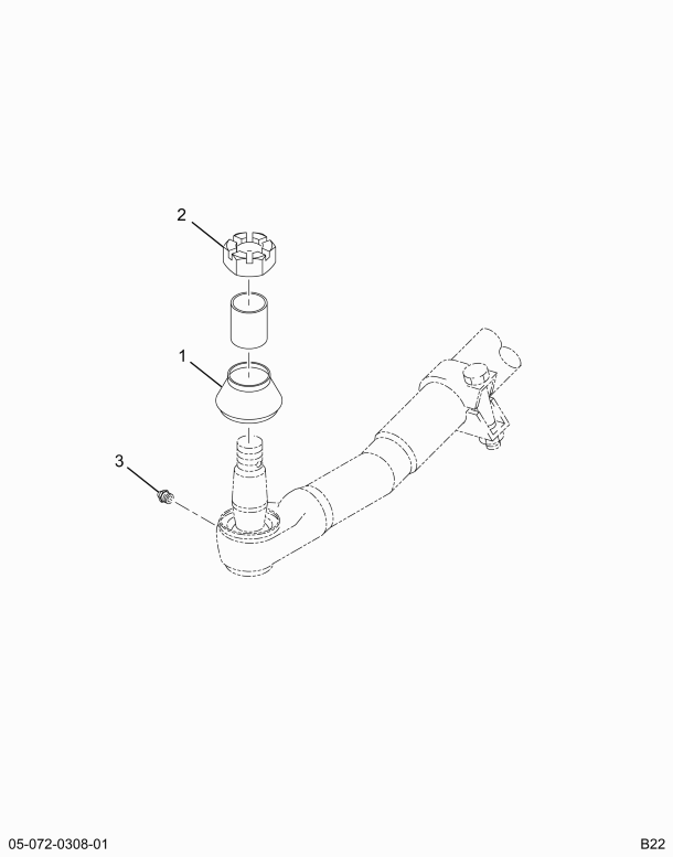 1658897C92 END ASM VERT LINK W/CLAMP