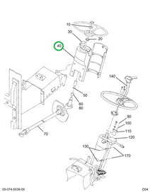 1659008C93 HOUSING STEER COL