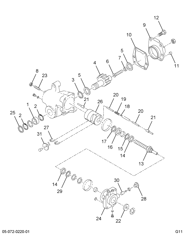 1659069C91 GEAR ASSY STRG