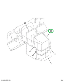 1660049C2 COVER ENGINE BODY OR CAB
