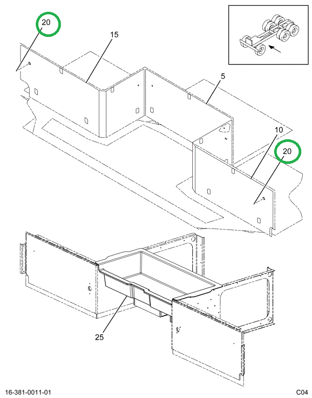 1660100C1 SCREW ASSY SELF DRILLING #10-1