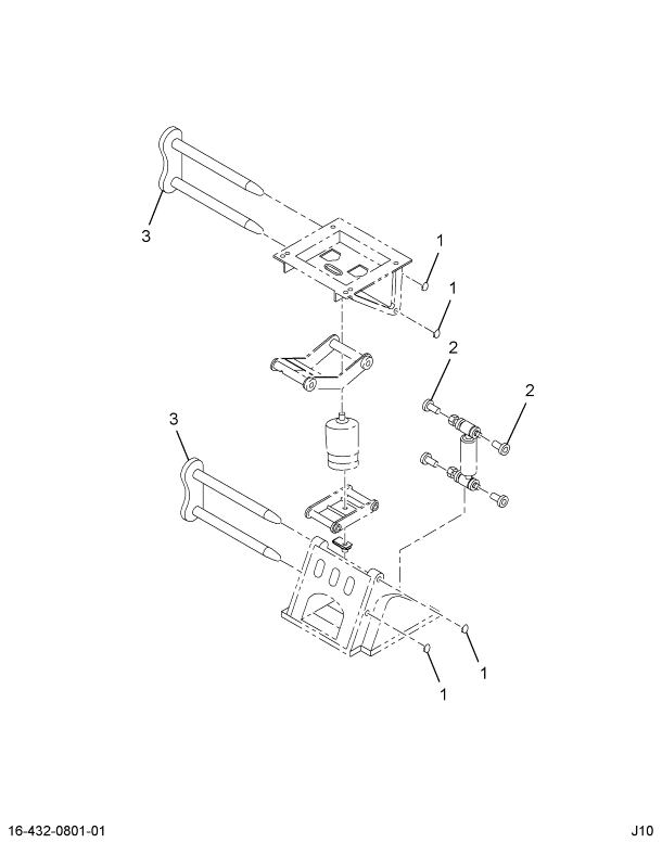 1660393C91 SEAT,KIT  SEAT SHAFT ASSY W/BU