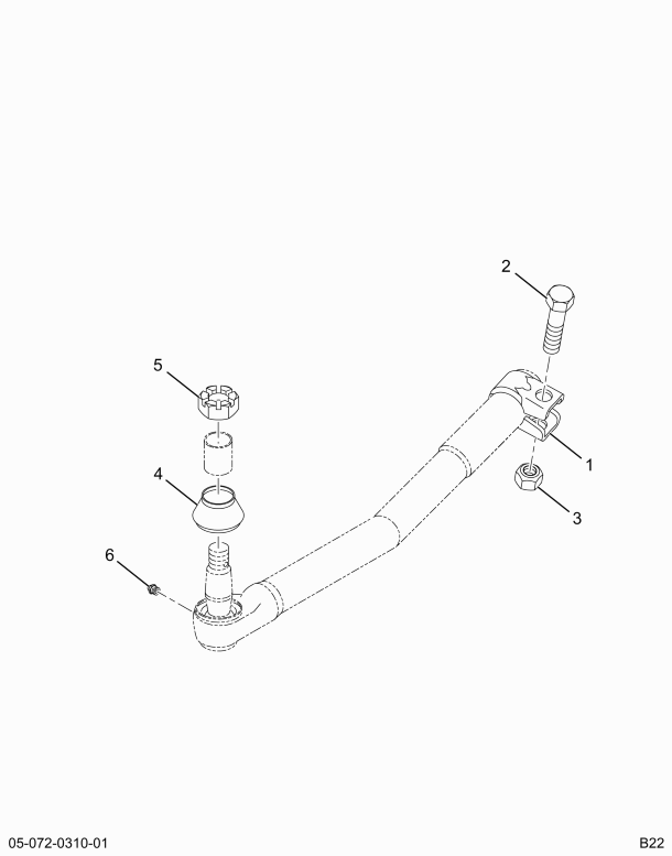 1660438C92 END ASM VERT LINK W/CLAMP