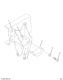 1660687C91 BRACKET ASSY SPG