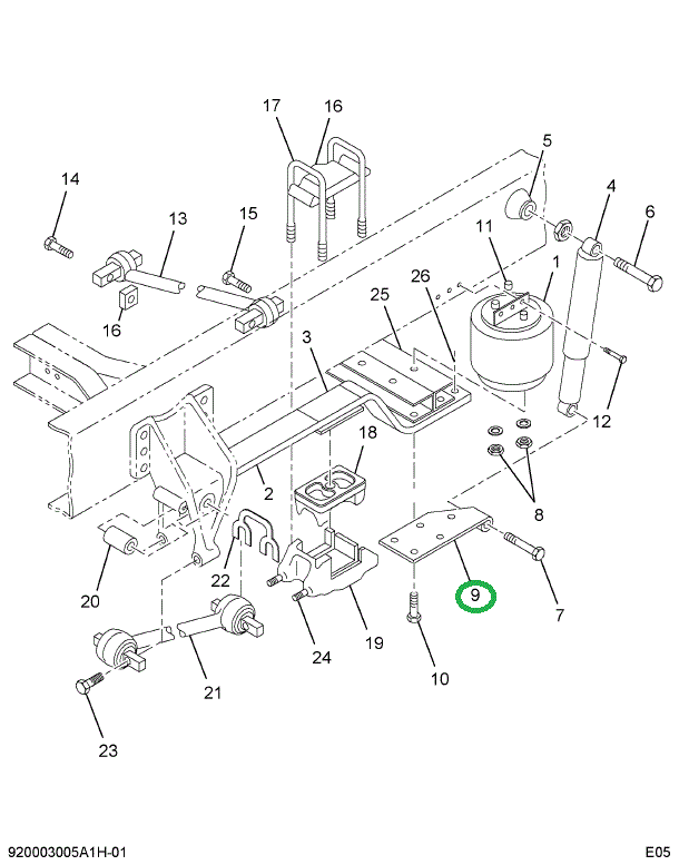 1660847C1 BRACKET LWR SHK MTG LT