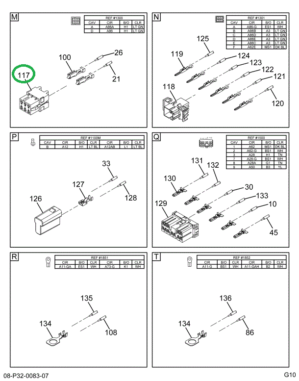 1661200C1 BODY CONNECTOR 6-WAY