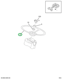1661770C1 WHEEL STEERING 21 IN