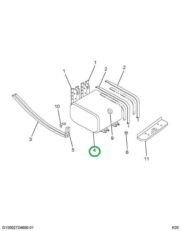 1661790C93 TANK FUEL